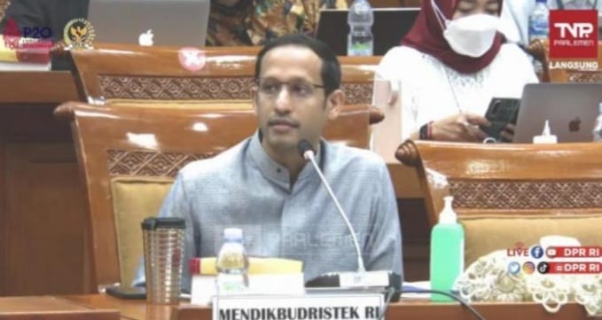 Nadiem Akui Salah Sebut Istilah Mendikbudristek Nadiem Makarim. (Ist)