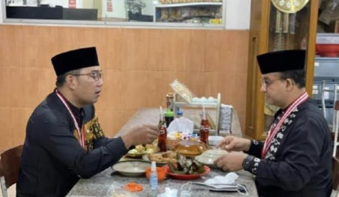 Ridwal Kamil dan Anies Baswedan. Foto : Istimewa