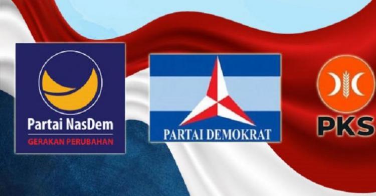 Awas, NasDem, Demokrat Dan PKS Bisa Bubar Jalan (Foto : Istimewa)