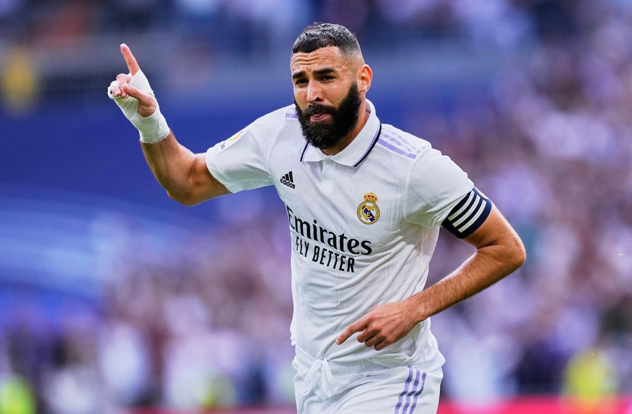 Benzema Cemerlang, El Real Ke Puncak Klasemen La Liga Bintang Real Madrid Karim Benzema. (Ist)
