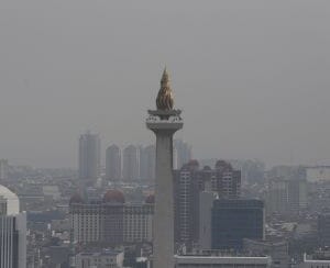 Kualitas udara Ibukota yang polusi. (Ist)