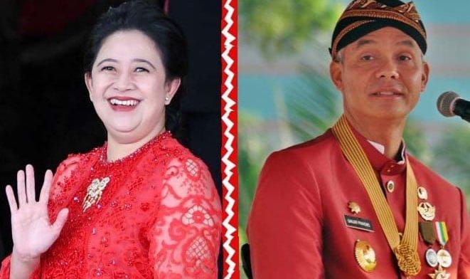 Ganjar Siap Di Bawah Puan Puan Maharani dan Ganjar Pranowo. (Ist)