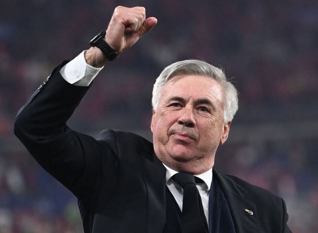 Pelatik Real Madrid Carlo Ancelotti. (Ist)