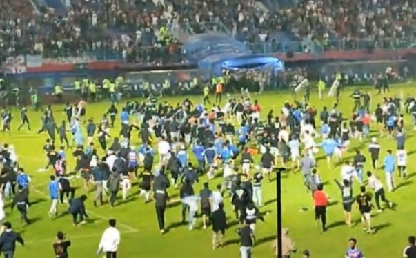 Korban Meninggal 127 Luka-luka 180 Kerusuhan usai pertandingan Persebaya vs Arema. (Ist)