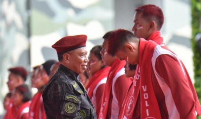 Menpora Zainudin Amali pada acara Porbin. (Ist)