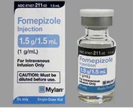 Obat Fomepizole Injeksi. (Ist)