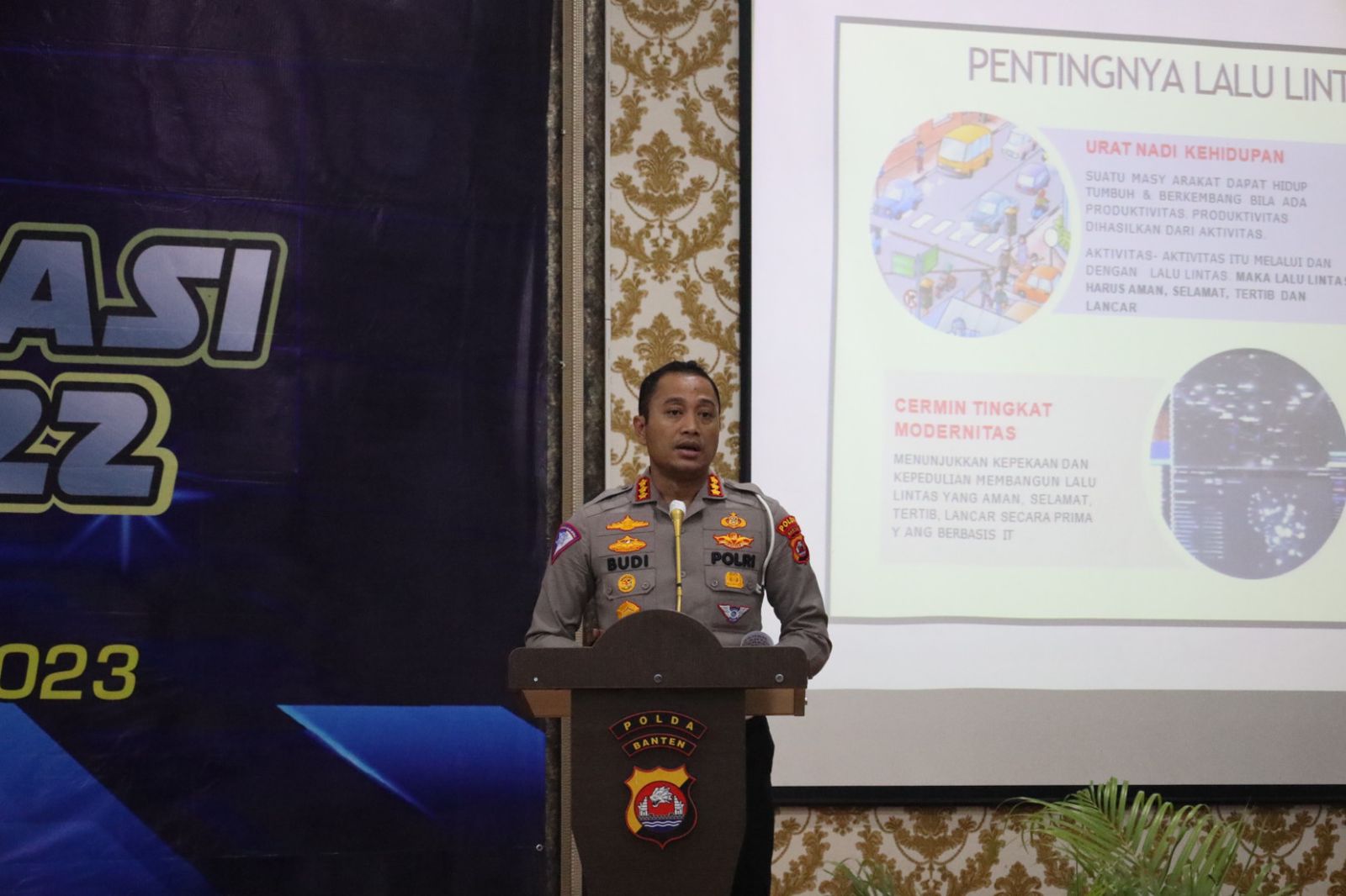 Dirlantas Polda Banten Kombes Pol Budi Mulyanto. (Foto : Humas Polda)