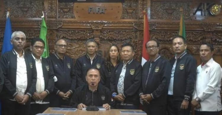 Ketum PSSI Mochamad Iriawan saat menggelar rapat dengan para Exco PSSI. (Ist)