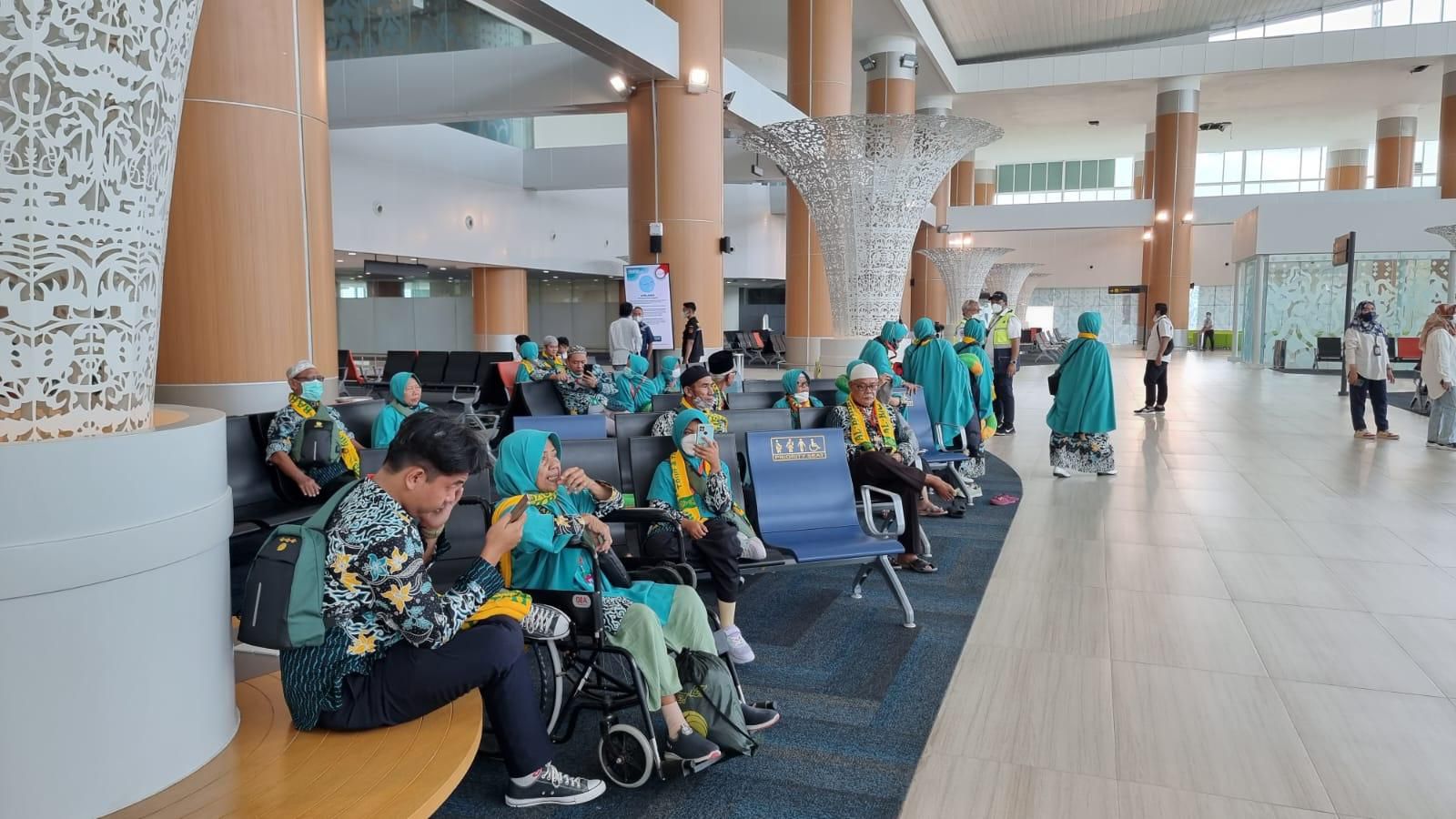 Bandara Kertajati Dibuka Kembali Untuk Penerbangan Umrah, Jemaah Asal Jabar Antusias Bandara Kertajati kembali dibuka untuk penerbangan Umrah. (Ist)