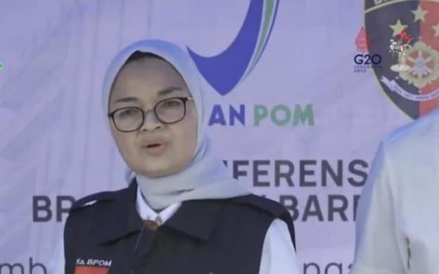BPOM Cabut Izin Edar 4 Sirup Obat Dari PT Samco Farma Dan PT Ciubros Farma Kepala BPOM Penny K Lukito. Foto : Istimewa