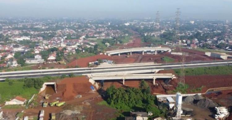 Dampak Proyek Tol, 14 KK Warga Depok Terisolasi Proges pembangunan Tol Cijago. (Ist)