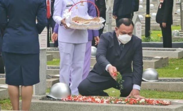 Ketua KPK Firli Bahuri pada acara Upacara Hari Pahlawan di TMP Kalibata. Foto : Istimewa