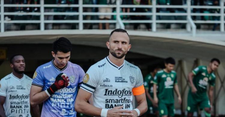 Ilija Spasojevic penyerang Bali United akhirnya dipanggil Pelatih STY untuk bergabung ke Timnas AFF. Foto : Istimewa