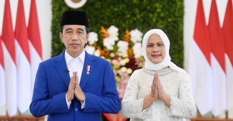 Presiden Jokowi dan Ibu Negara Iriana. (Foto : Setpres)