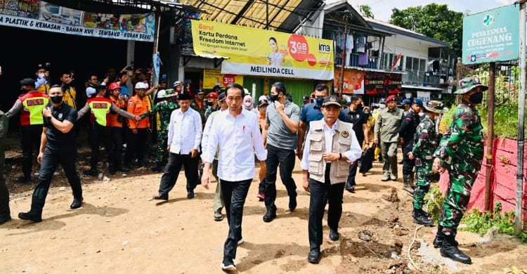 Presiden Jokowi kembali mengunjungi Cianjur pada Kamis (24/11). (Foto : Setpres)