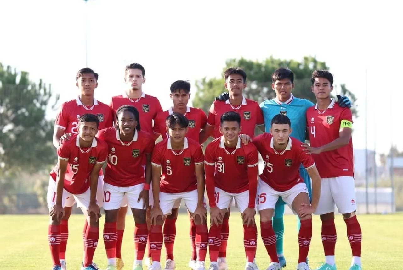 Laga Terakhir, Ferrari Cs Imbangi Klub Malaga Spanyol Timnas U-20. (Ist)
