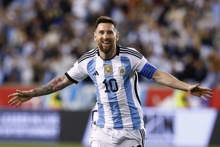Messi Mungkin Absen Di Laga Perdana Argentina Vs Arab Saudi Pemain andalan Timnas Argentina Leonel Messi. Foto : Istimewa