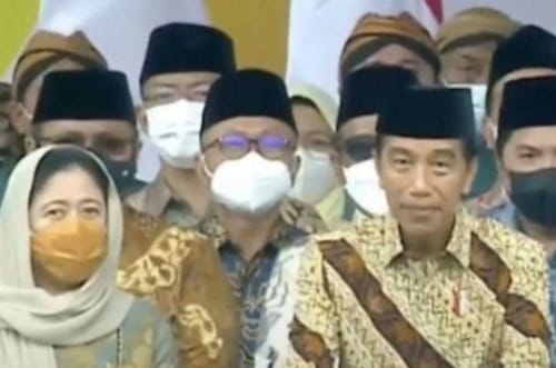 Puan Maharani saat menghadiri Muktamar Muhammadiyah di Solo, Jawa Tengah. (Ist)