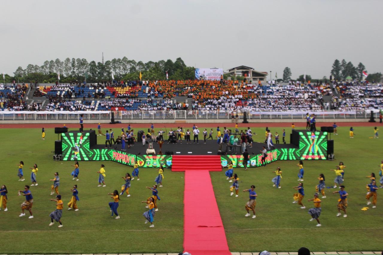 Porprov VI Banten 2022 Berakhir, Tangsel Capai Target dengan 379 Medali Penutupan Porprov VI. Foto : Mg.1