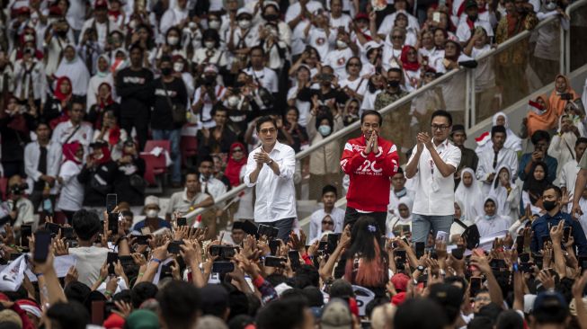 Tak Ada Aliran Dana BUMN Dalam Nusantara Bersatu Acara Nusantara Bersatu di GBK Senayan, Minggu (27/11). (Ist)