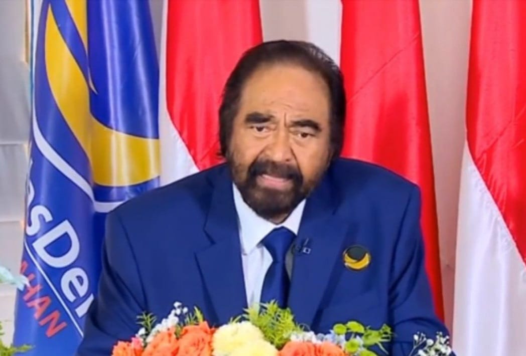 Ultah NasDem Tak Dihadiri Jokowi Ketum Nasdem Surya Paloh. (Ist)