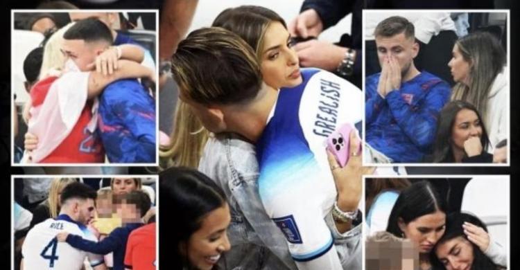 Begini, Ekspresi Patah Hati WAGs Inggris, Saat Tiga Singa Didepak Prancis (Foto : Istimewa)