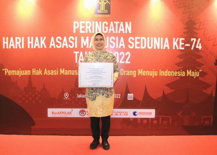 Bupati Serang Raih Penghargaan Kementerian Hukum dan HAM (Foto : Istimewa)