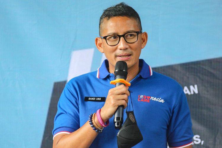 Hanya Berkongsi Sama Pihak Asing Menparekraf Sandiaga Uno. (Ist)