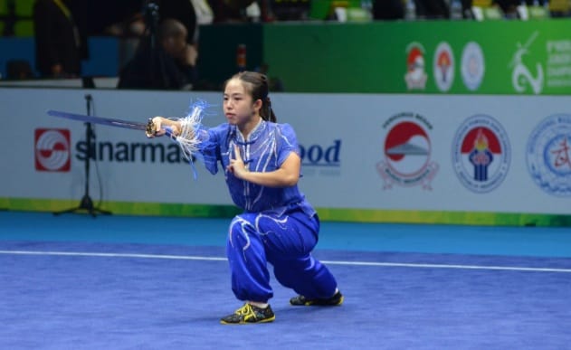 Indonesia Penuhi Target, Kylie Suyoto Jadi Bintang Atlet Wushu Indonesia Kylie Suyoto Kwok. (Ist)