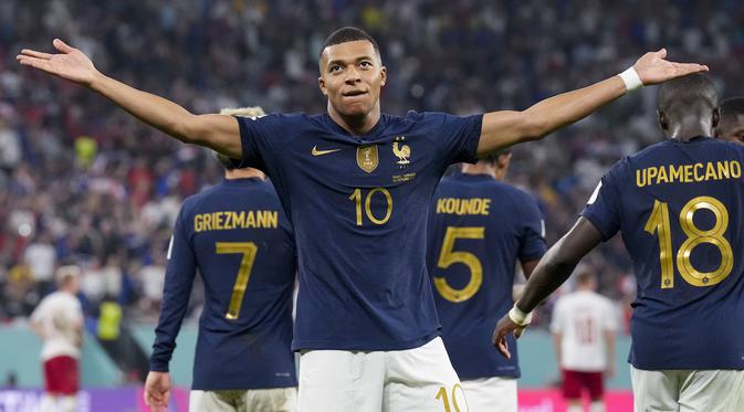 Inggris Vs Prancis: Ingat, Jangan Hanya Fokus Mbappe! Salah satu mesin gol Prancis Kylian Mbappe. (Ist)