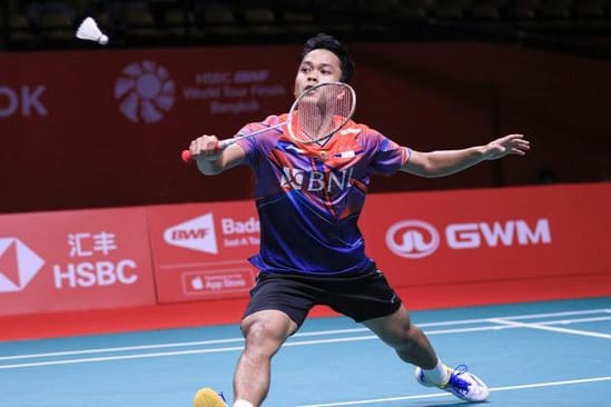 Ini Evaluasi PBSI Di Ajang BWF World Tour Final Anthony Sinisuka Ginting harus puas menjadi runner up pada kejuaraan BWF Worlf Tour Finals 2022 di Thailand. (Ist)