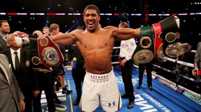 Joshua Ngebet Satukan Gelar Di 2023 Petinju Inggris Anthony Joshua. (Ist)