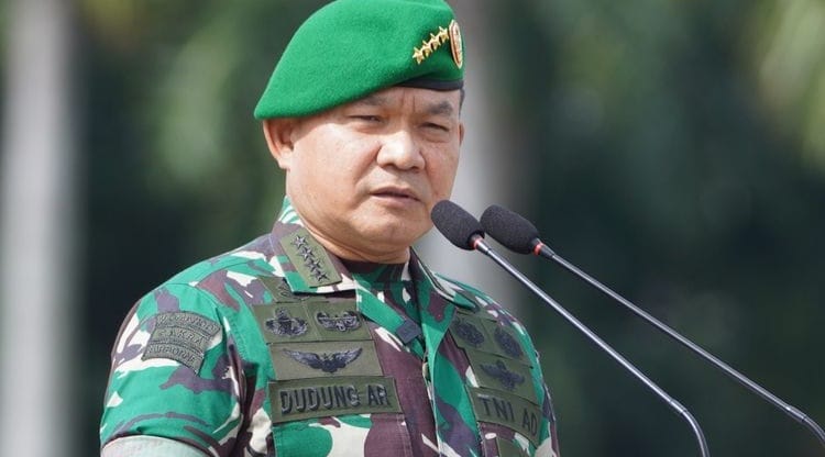 KSAD Janji Jaga Kepercayaan Publik Terhadap TNI KSAD Jenderal Dudung Abdurachman.
