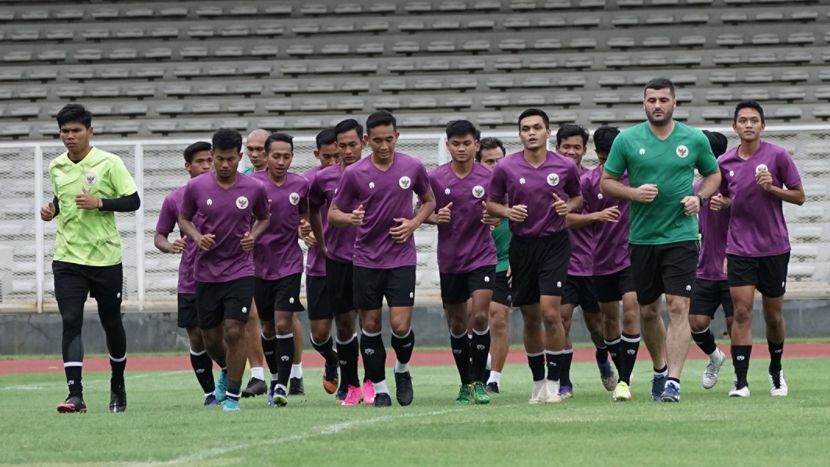 Liga 1 Mandek, Fisik Pemain Timnas Jeblok Timnas AFF sedang menjalani latihan di Bali. (Ist)