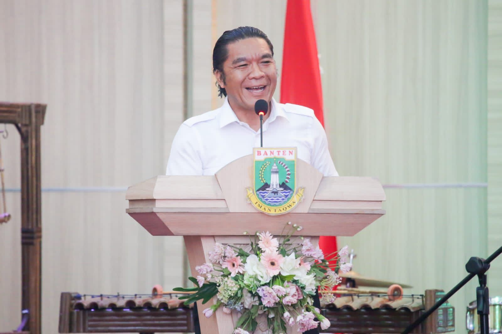 Pj Gubernur Banten Al Muktabar Meraih Penghargaan Dari BAPETEN Pj Gubernur Baten Al Muktabar. (Foto : Humas Pemprov)