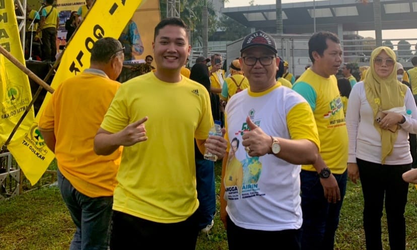 Rivo Mantap Terjun Jadi Caleg DPRD Tangsel Dari Golkar Rivo Derry Kumara (kiri).