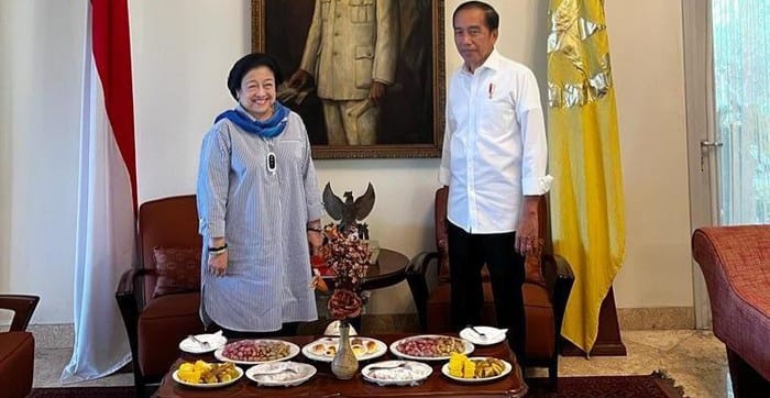 Pertemuan Presiden Jokowi dan Ketum PDIP Megawati Soekarnoputri. (Ist)