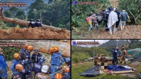 Tanah Longsor Dekat Genting Highlands Malaysia, 13 Meninggal (Foto : Istimewa)
