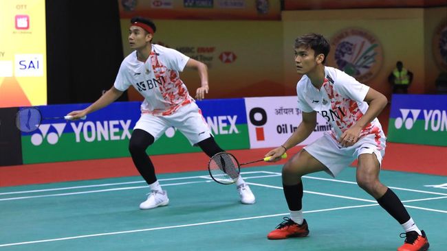 Bagas/Fikri Melaju ke Perempatfinal Indonesia Master 2023 Pasangan ganda putra Indonesia Bagas/Fikri melaju ke perempatfinal Indonesia Master 2023.