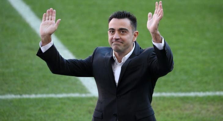 Barcelona Hadapi FC Intercity, Main Bagus Dan Harus Menang Pelatih Barcelona Xavi Hernandez. (Ist)