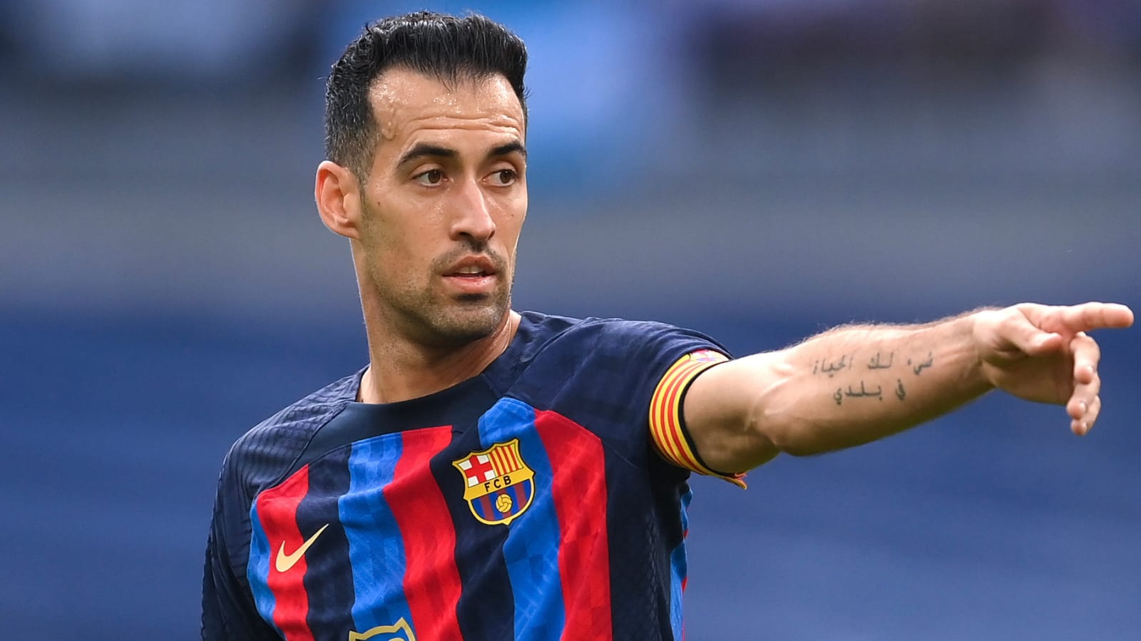 Busquets Ogah Main Bareng CR7 Di Al Nassr Kapten Barcelona Sergio Busquets. (Ist)