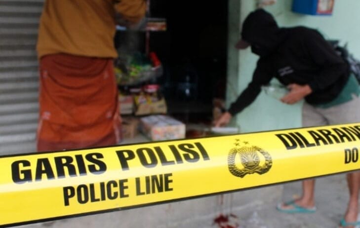 Warung tempat almarhum Maulana berjualan takoyaki. (Ist)