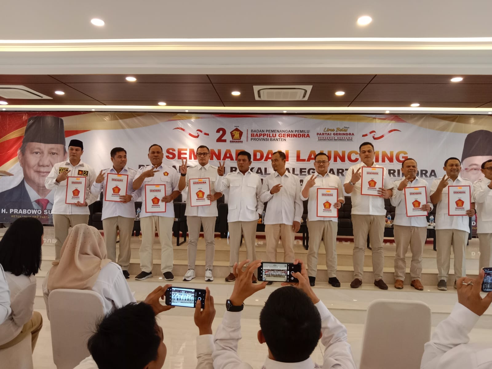 Gerindra Buka Pendaftaran Bacaleg, Hanura Cari Ketua Baru Dewan PImpinan Cabang (DPC) partai Gerindra Kota Tangsel resmi membuka pendaftaran bakal calon legislatif (bacaleg) untuk Pemilu 2024 nanti.
