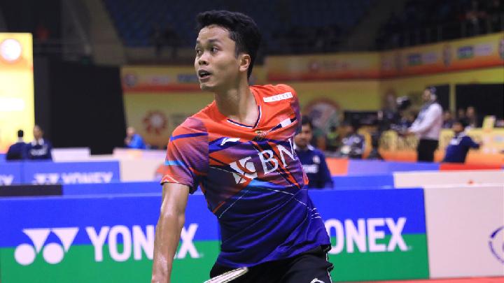 Anthony Sinisuka Ginting melaju ke semifinal India Open 2023