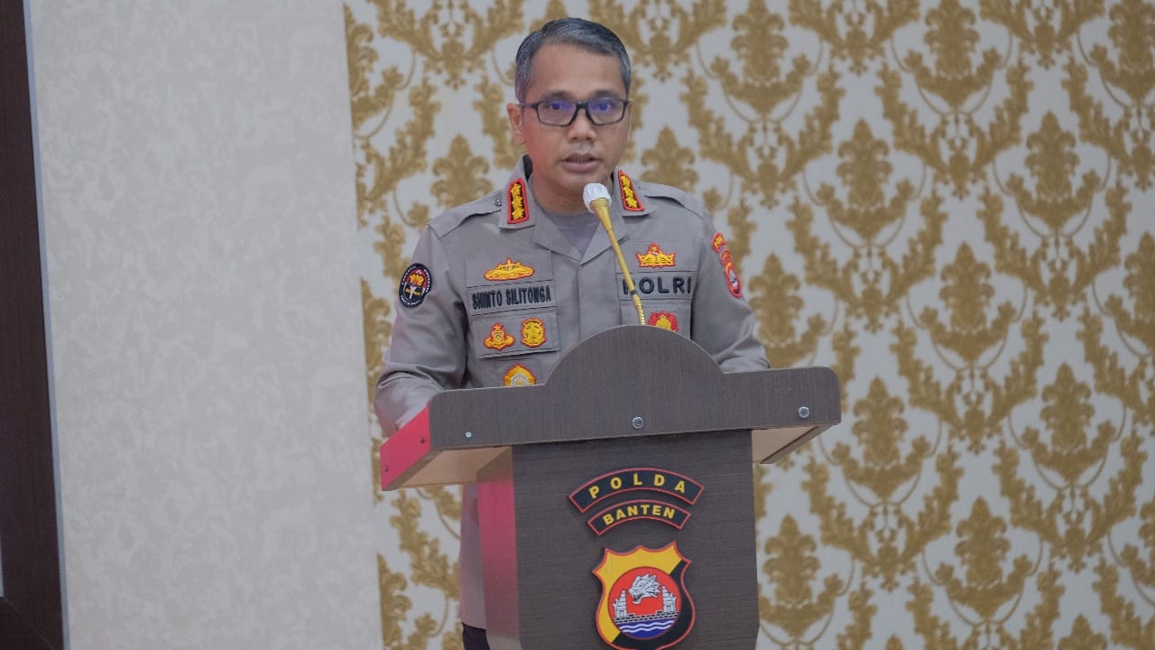 Gunung Anak Krakatau Siaga III, Polda Banten Himbau Warga Waspada Kombes Pol. Shinto Bina Gunawan Silitonga, Kabidhumas Polda Banten. (Ist)