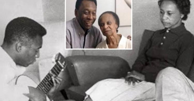 Ibunda Pele Berusia 100 Tahun, Belum Ngeh Putranya Meninggal Mendiang Pele dan Ibunda tercintanya. (Ist)