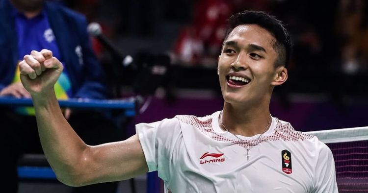 Jonathan Christie Melesat Ke Final Indonesia Masters 2023 foto : Ist