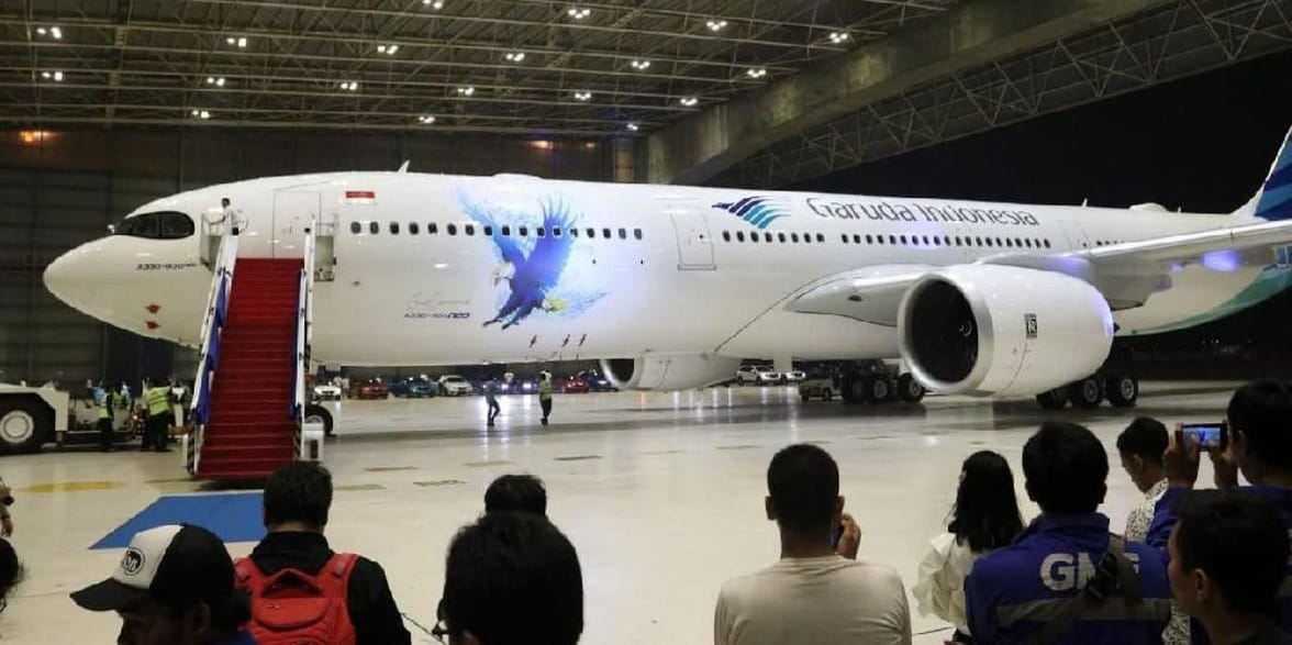 Pesawat Airbus Garuda Indonesia. (Ist)