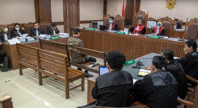 Sidang terdakwa John Irfan Kenway di Pengadilan Tipikor terkait kasus pembelian helikopter TNI AU. (Ist)