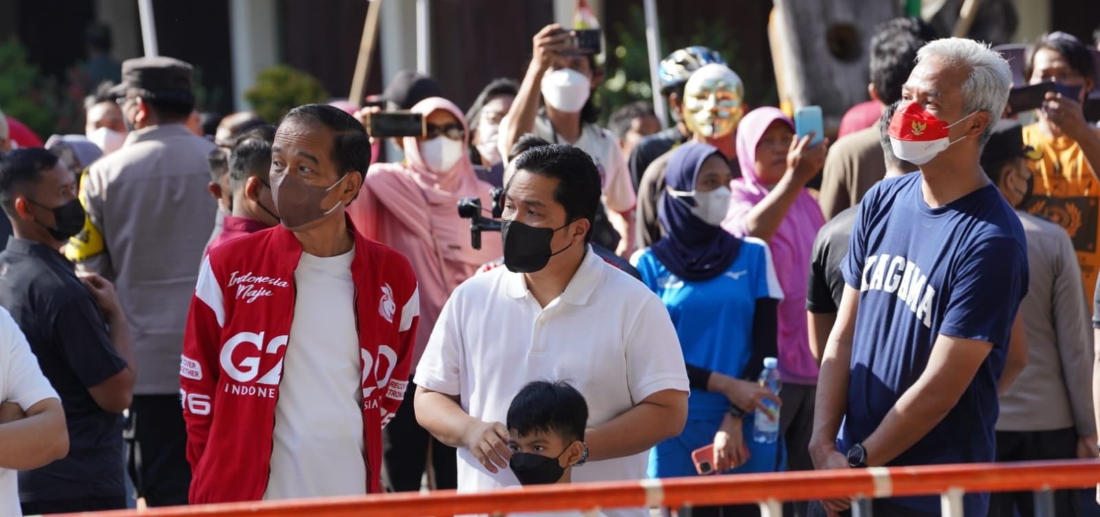 Pengamat: Ganjar-Erick Wajar Jadi Favorit Di Jaring Aspirasi Balad Jokowi foto: setpres